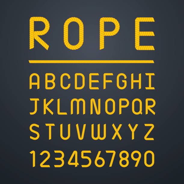 Country Rope Font 150+ Cowboy Rope Font Stock Illustrations, Royalty-Free Vector Graphics ...
