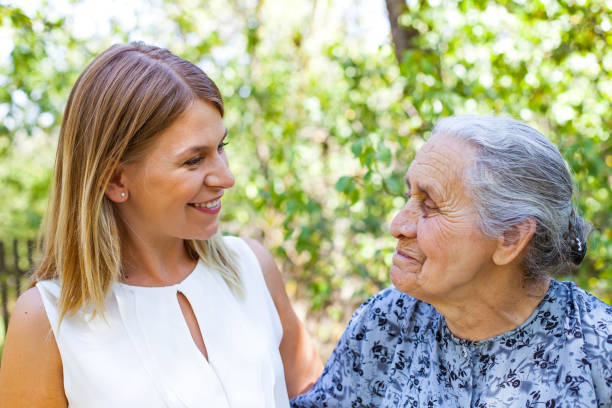 istock Senior woman with granddaughter 846436398