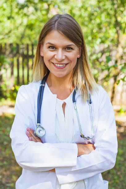 istock Confident female doctor outdoor 846441104