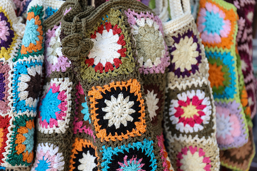 Knitted handmade Gift Bag