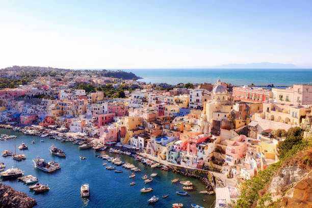 istock Procida, Corricella marina at sunset. 846469372