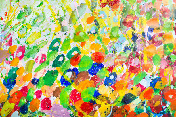 istock Detail of the Painting as a Background 846488870