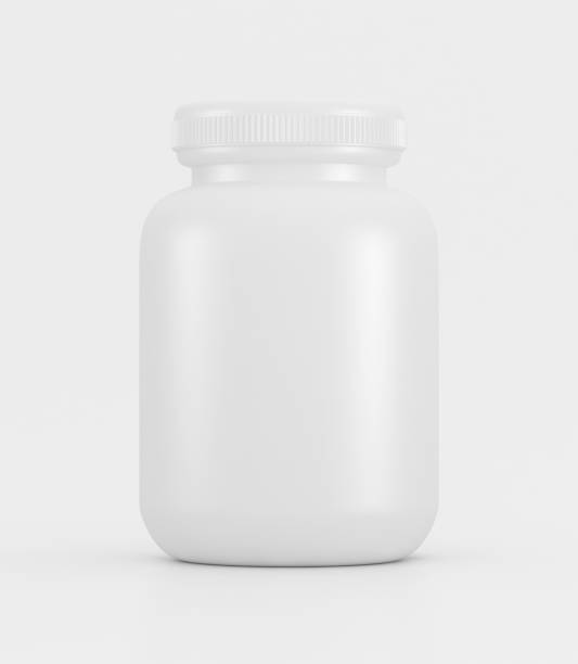 istock Blank medicine bottle mockup isolated 3d illustration. 846496248