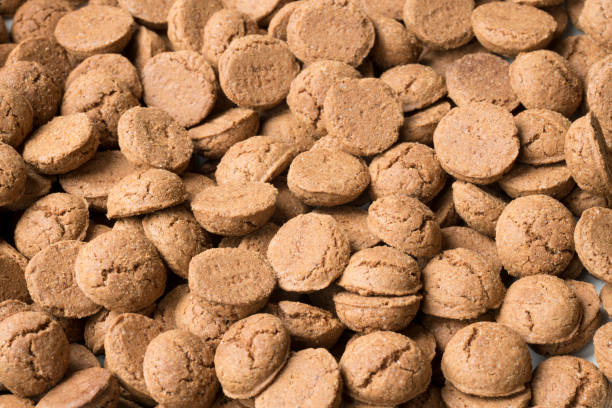 istock traditional dutch kruidnoten, spices biscuits, for special even Sinterklaas, close up 846499078