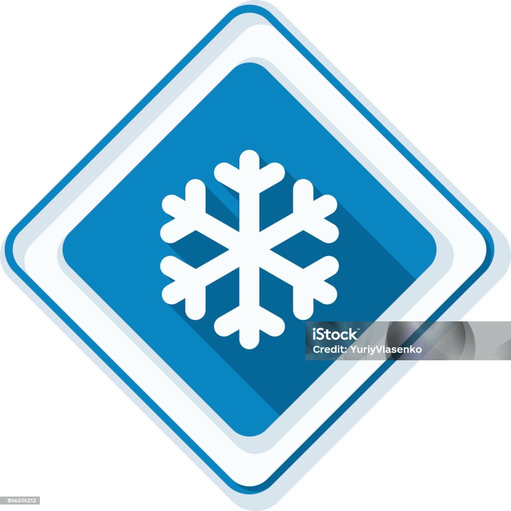 Challenge Sign Cold Cold Warning Illustration Stock Illustration - Download Image Now ...