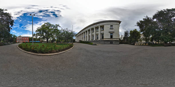 istock 360 VR Cities - Public Lybrary of Bulgaria, Sofia 846521556