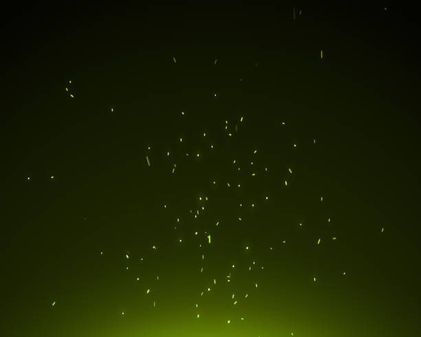 istock Background of green spangles 846522358