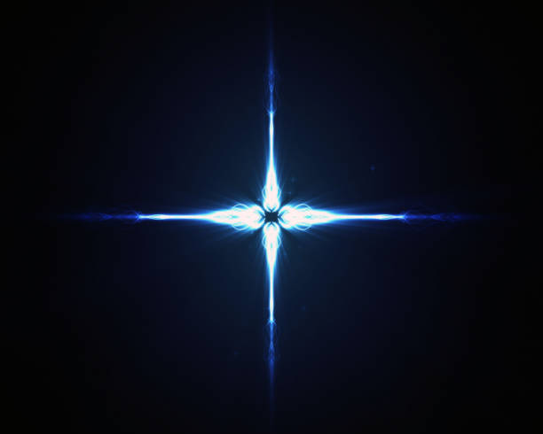 istock Background of a blue star 846522458