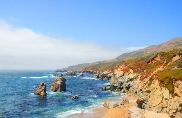 istock Beautiful summer mountain coastal view. 846531896