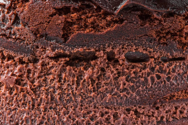 istock Foodbackground. Texture of chocolate biscuit close-up 846534976