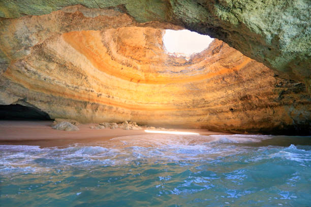 istock Natural Cave in Benagil, Algarve 846542806
