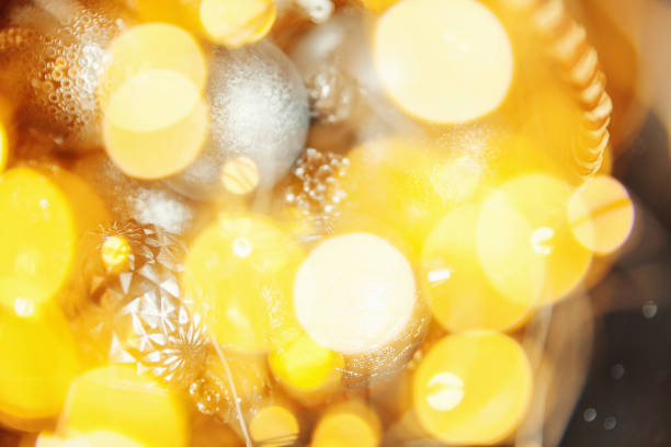 istock Christmass abstract background in golden tones 846549046