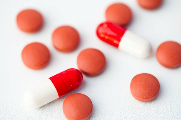 istock Some of pills spilled 846559624
