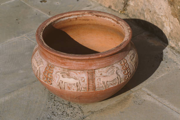 istock Big clay jug on the street 846567922
