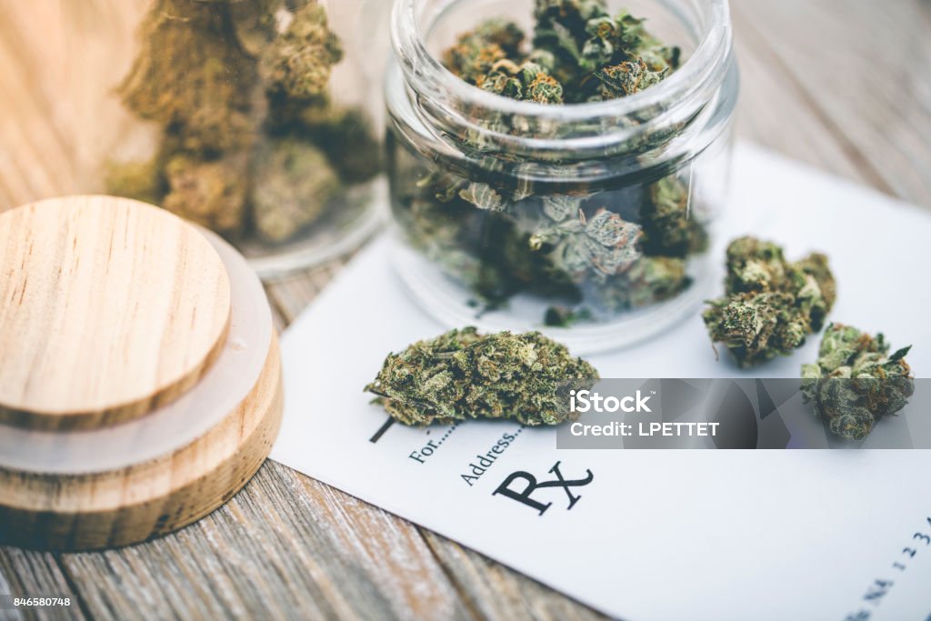 Marijuana médicale - Photo de Cannabis médical libre de droits