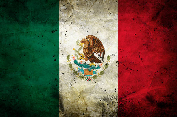 Mexico flag Mexico flag mexico poland stock pictures, royalty-free photos & images