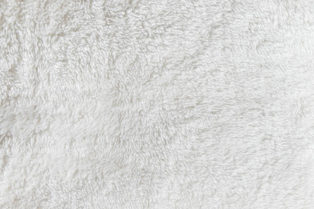 背景のための合成毛皮の白いテクスチャ - fluffy ストックフォトと画像