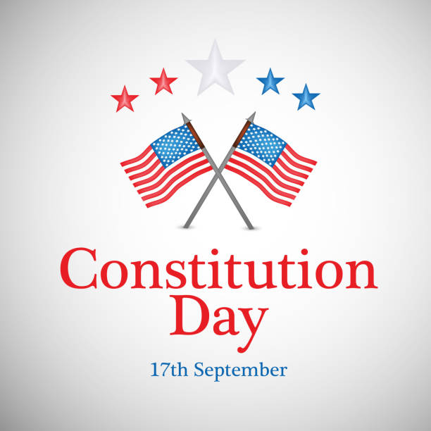 istock illustration of USA Constitution Day Background 846616370