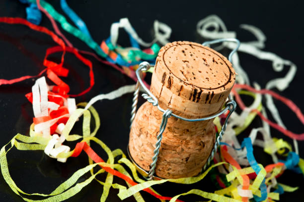 istock Cork in the middle of confetti 846619404