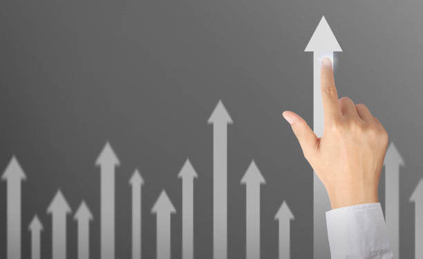 istock Analysing illustrated chart stock market financial data on  screen 846620030