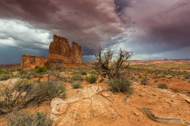 istock Dramatic storm clouds in the Arizona desert, in autumn 846622484