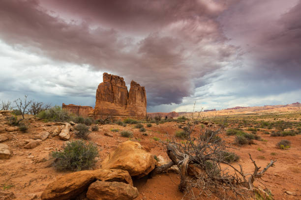 istock Dramatic storm clouds in the Arizona desert, in autumn 846622490