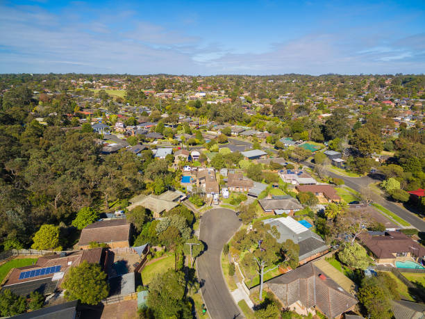 istock Typical Australian suburban landscape 846628516