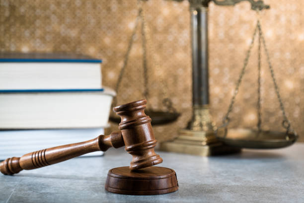 istock Law concept. Golden background 846647262