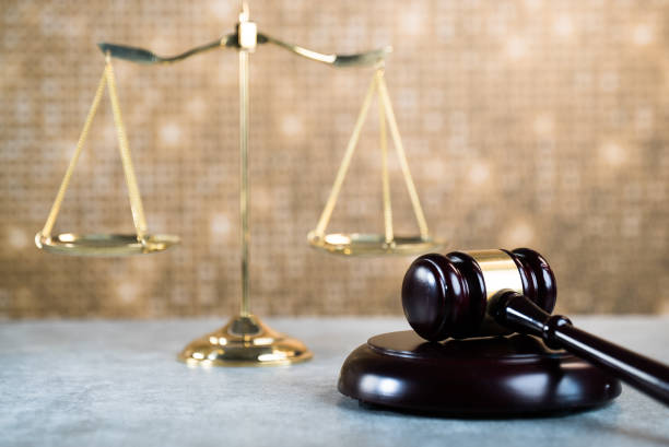 istock Law concept. Golden background 846647278