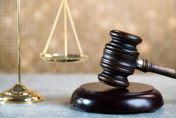istock Law concept. Golden background 846649380