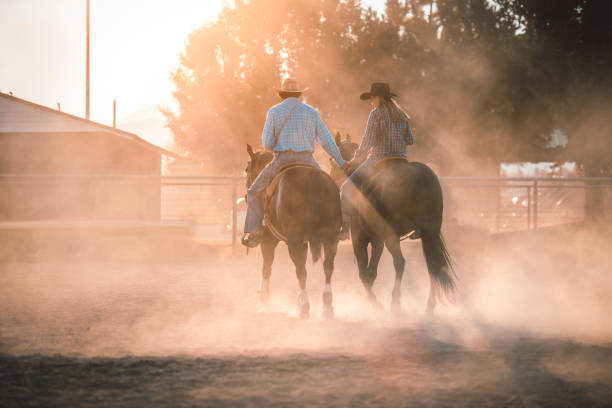 istock Romantic date in rodeo arena 846653498