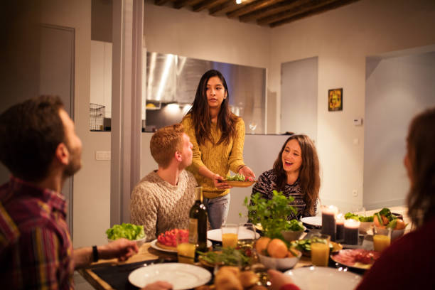 istock Celebrating New Year's eve with friends 846656752
