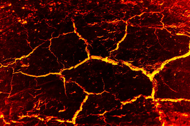 istock The surface of the lava. background 846657236