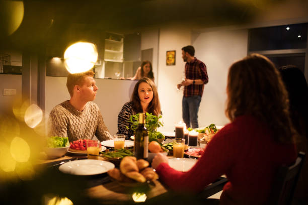 istock Celebrating New Year's eve with friends 846658148