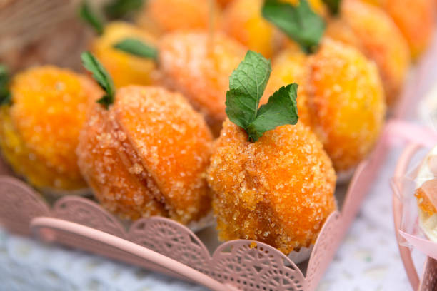 istock Apricot cookies and cakes closeup 846671474