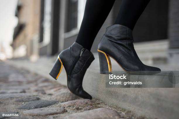 High Heel Boots Stock Photo - Download Image Now - Shoe, Women, Boot