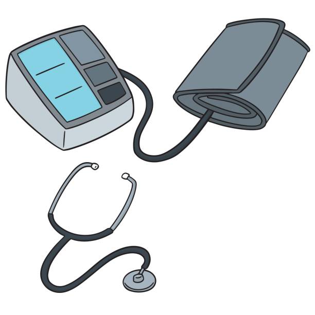 istock blood pressure monitor and stethoscope 846682128