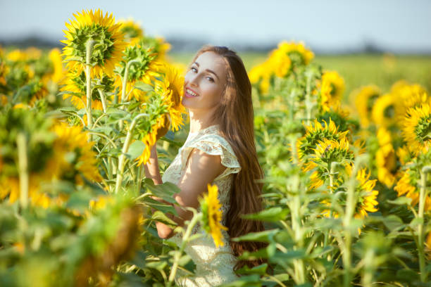 istock Joyful woman in the field. 846683450