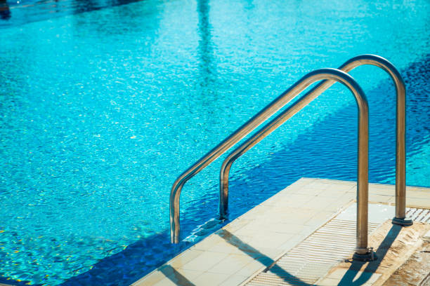 istock Summer swimming pool. Sunny weather. Toning and filter 846692330