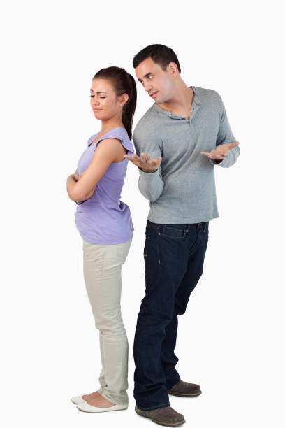 istock Young male asking his girlfriend for forgiveness 846703088
