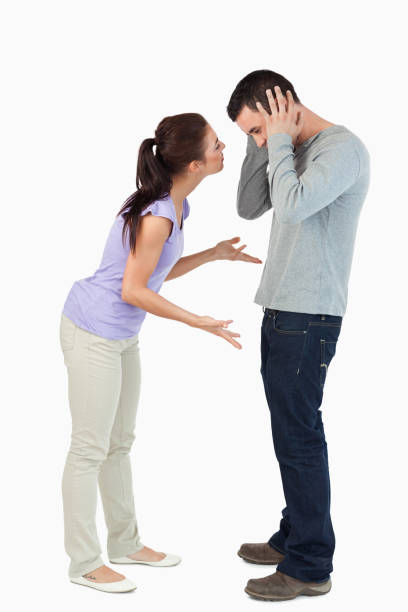 istock Young couple in a fight 846703838