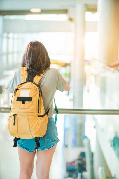 istock Girl in airport. 846707882