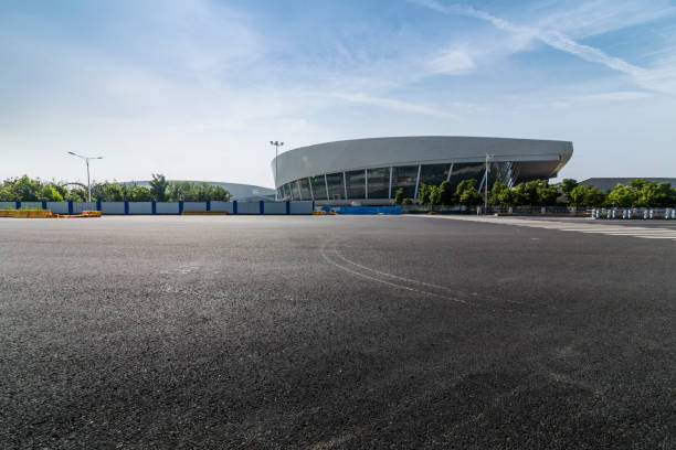 istock modern building and beautiful park, china 846711624