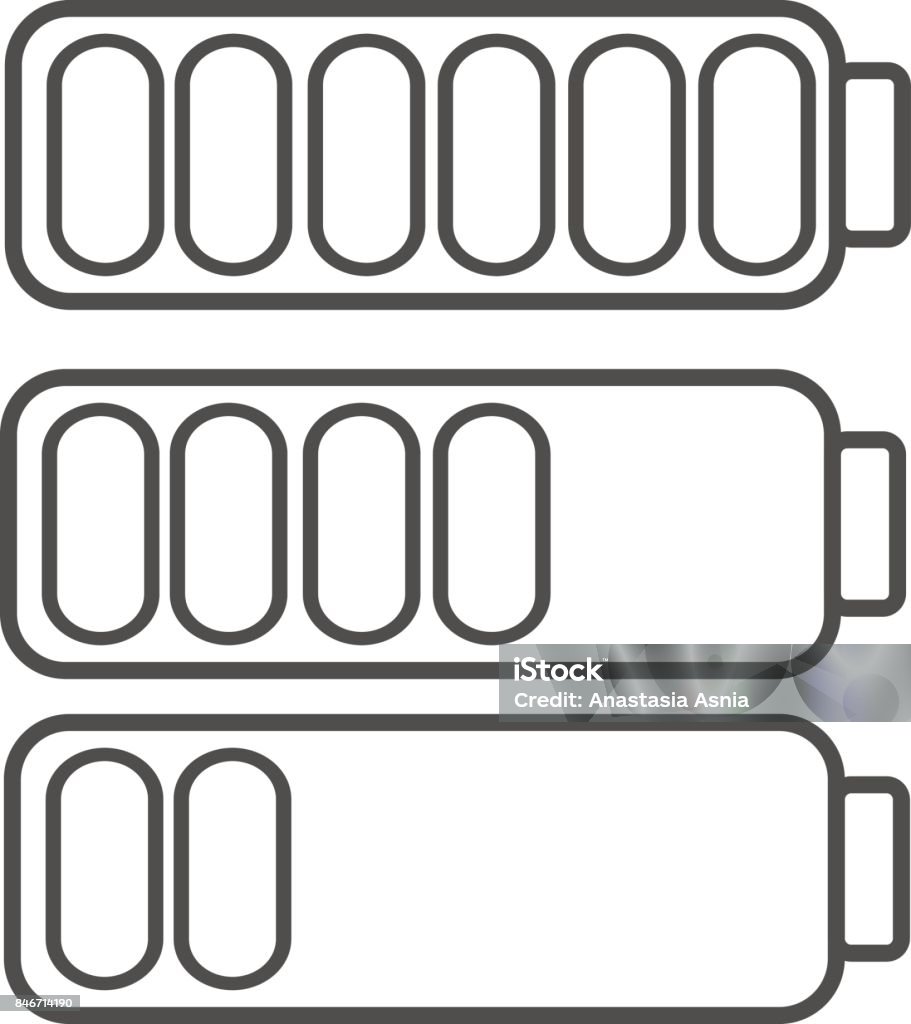 Biểu Tượng Điện Thoại Thông Minh Hoặc Điện Thoại Di Động Pin Yếu ...