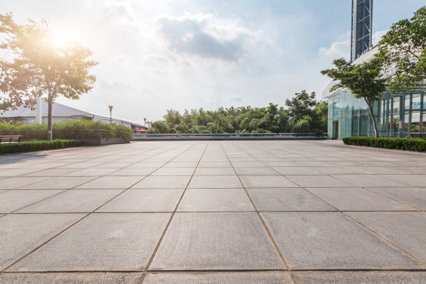 istock modern building and beautiful park, china 846714838