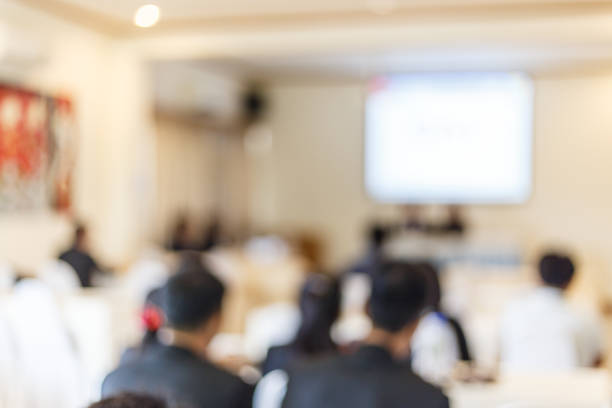 istock Blurred business Conference and Presentation in the conference room with copy space. 846716052