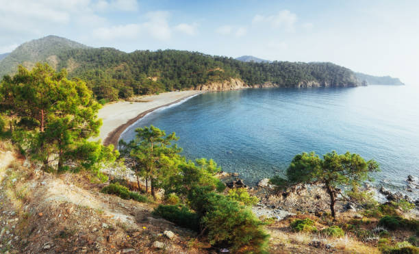 istock Panoramic view on sea coast. Beauty world 846719276