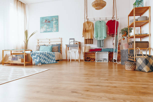 istock Shelf near to mirror and wardrobe 846723144