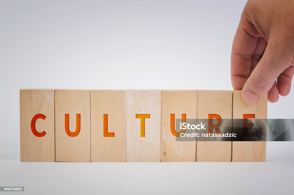 CULTURE CULTURE word made with building blocks Business Stock Photo