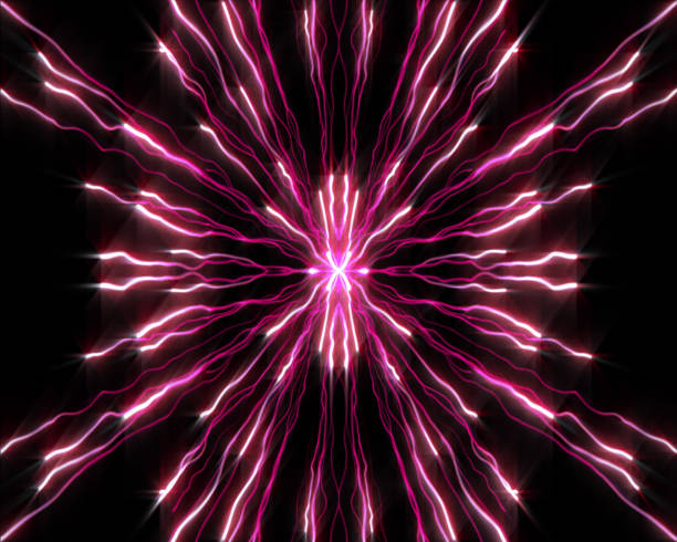 istock Strands of purple lights 846727440